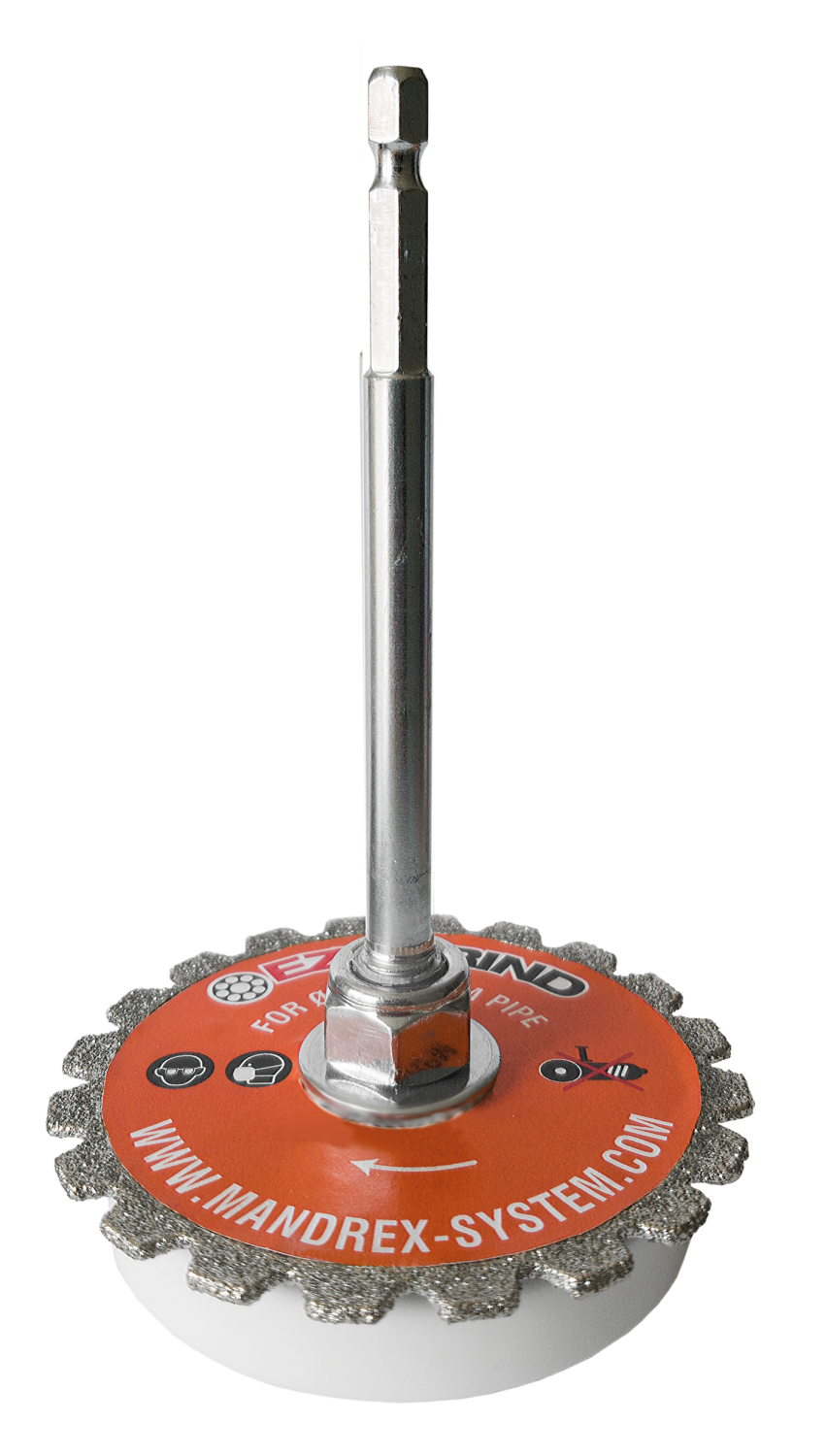 Mandrex EzyGrind Buizenzaag groot MEZG002B diamant 90 tot 150mm