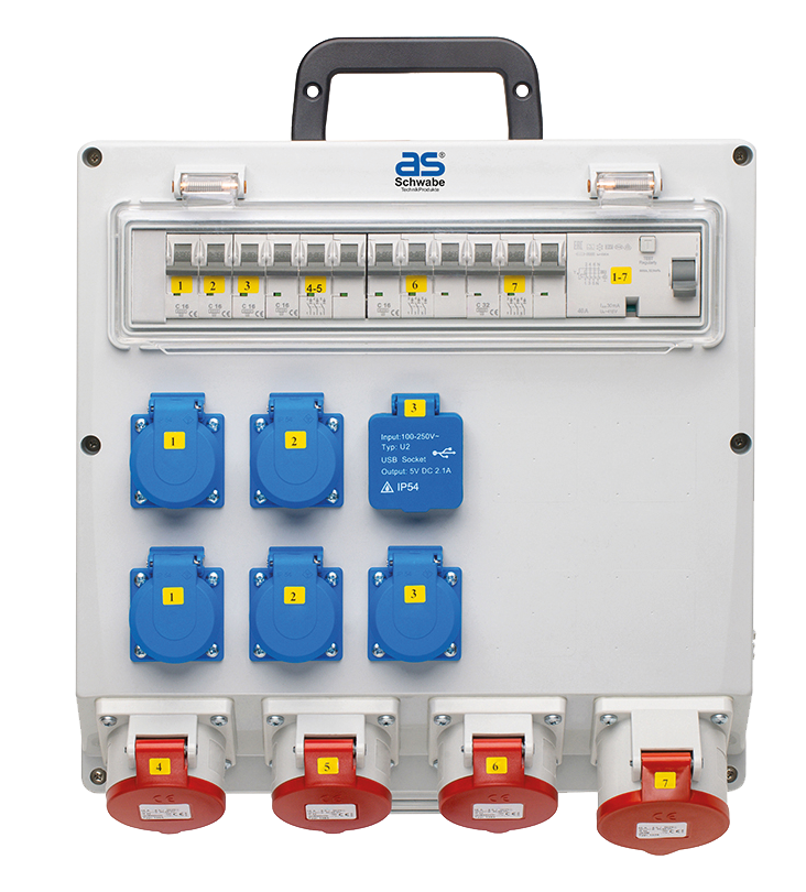 Schwabe CEE Stroomverdeler FIXO 14D MAX