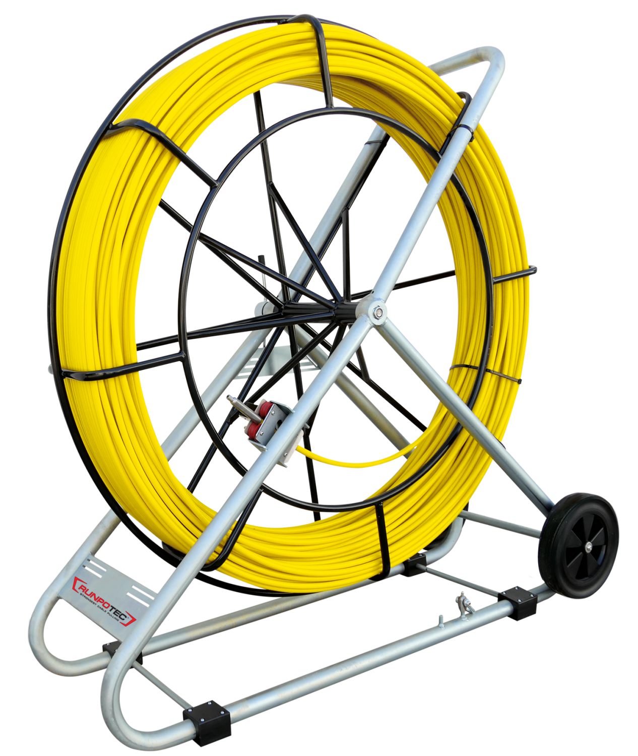 RUNPO Profi-set Glasvezel Trekveer Ø 15mm RTG12 250m incl. Haspel