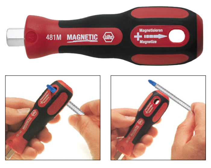 WIHA SYSTEM 6 Magnetic handgreep 481M 01