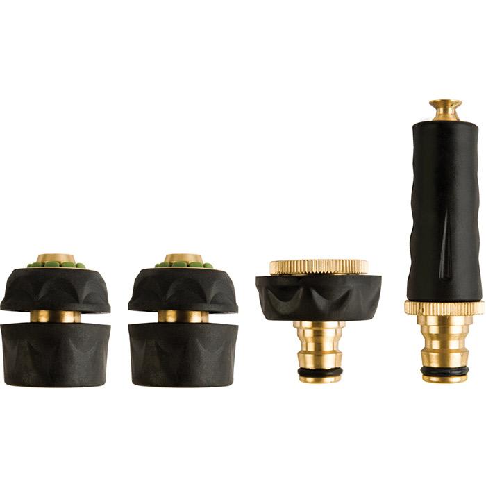 Polet Sproeilans Brass Regelbaar +Set Softtouch in blister