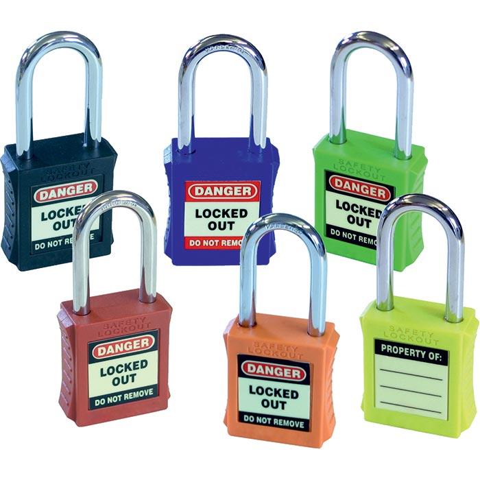Spectrum Lockout Veiligheidshangsloten Gecombineerd (6 stuks)