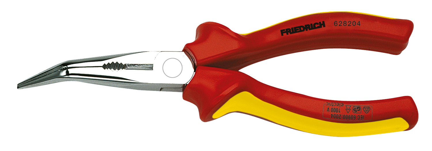 Friedrich Telefoontang gebogen 1000V 2K geïsoleerd 200mm VDE
