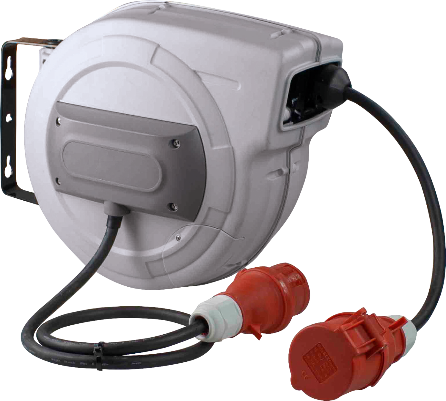 Schwabe CEE Veerkabelhaspel 400V/16A IP44 5-polig Neopreen H07RN-F 5x1,5 10m