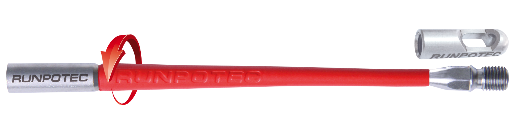 RUNPO Gleiter Ø 6mm RTG6 met schroefdraad