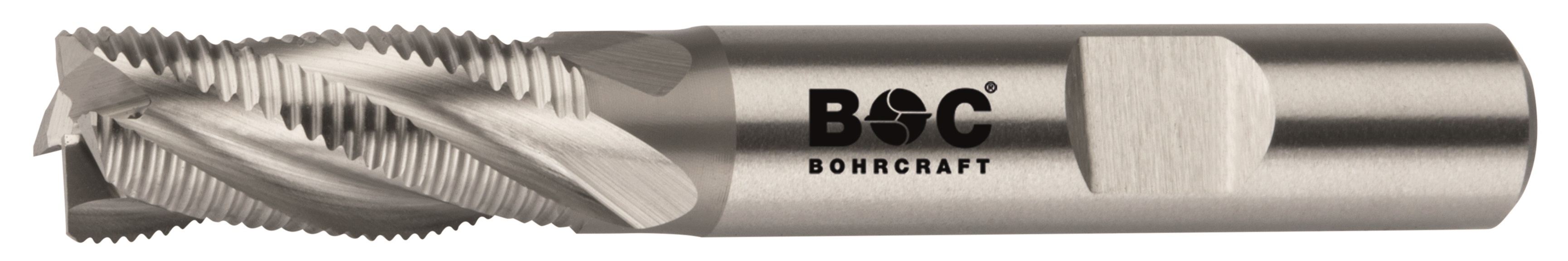 BC PP Ruwfrees DIN 844 HSS-E Co 8%, kort, Type HR 10,0 mm Weldon DIN 1835 B