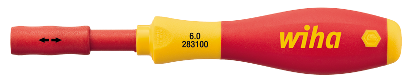 WIHA Bitschroevendraaier SoftFinish SlimVario Electric 2831 1000V VDE 6mm