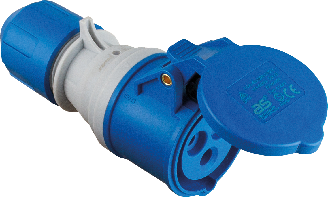 Schwabe Camping CEE Powerlight Koppelcontactstop 230V/16A IP44 3-polig