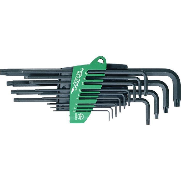 WIHA TORXsleutelset ProStar gezwart 366 T9-T50, 14-delig