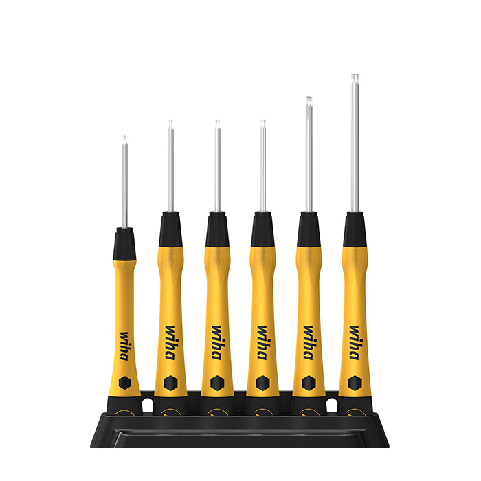 WIHA Microschroevendraaierset PicoFinish ESD 277P TORX met houder, 7-delig
