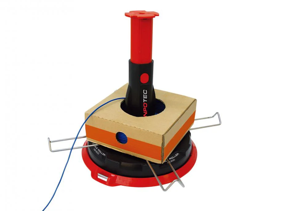 RUNPO Kabelafroller X Board XB300 met Centreerdoorn in koffer.png