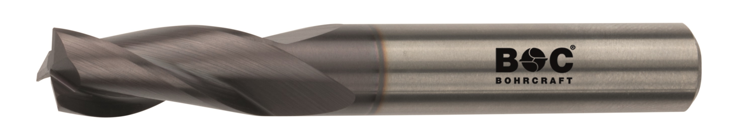 BC PP VHM Spiebaanfrees Z3, lang, Type N, AlTiN 2,0 mm cil. schacht DIN 6535 HA in BC-Verp.