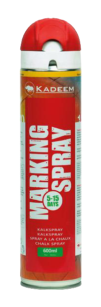 Kadeem Markeerspray Tijdelijk 600ml Rood 