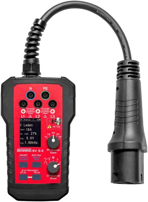 BENNING EV 3-3 Laadstation Tester en Meetadapter
