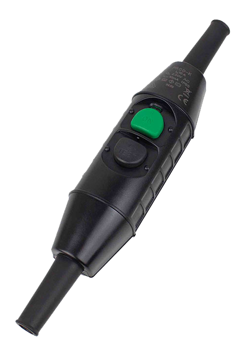 Schwabe Aardlekschakelaar tussenmontage 230V/16A IP55 3600W PRCD-K