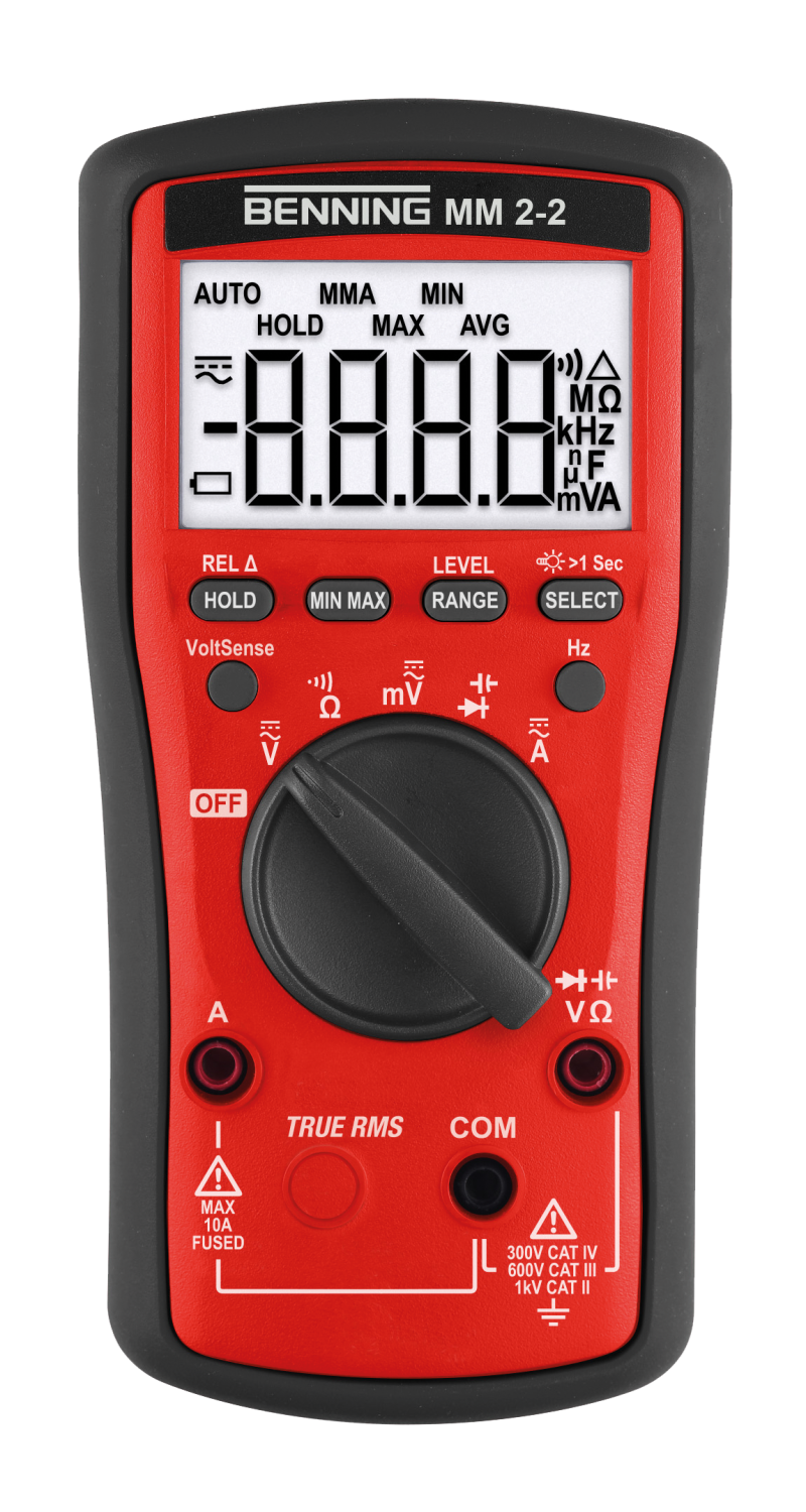 BENNING MM 2-2 Digitale Multimeter TRUE RMS