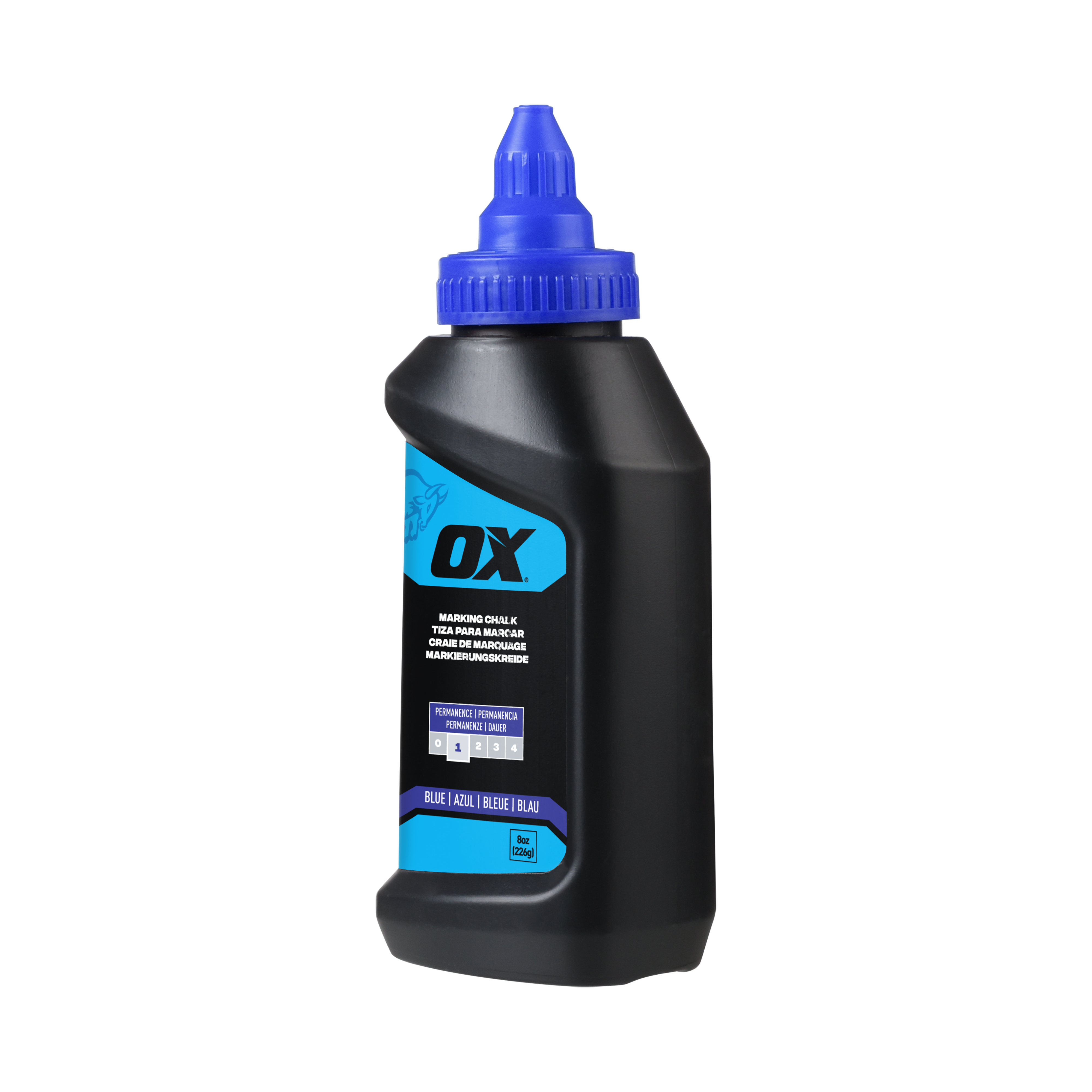 OX Pro Standaard Markeerkalk blauw 226gram