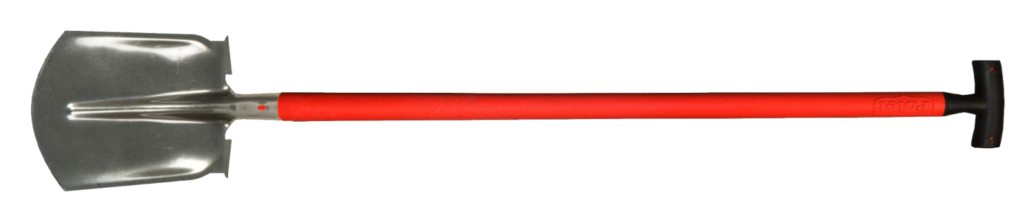 Polet Bats Drents met voetsteun gepolijst 00/35 Fiber 3001 T-steel 110cm