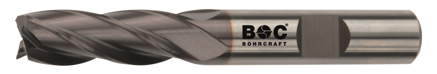 BC PP VHM Vingerfrees Z4, lang, Type N, AlTiN 10,0 mm Weldon DIN 6535 HB