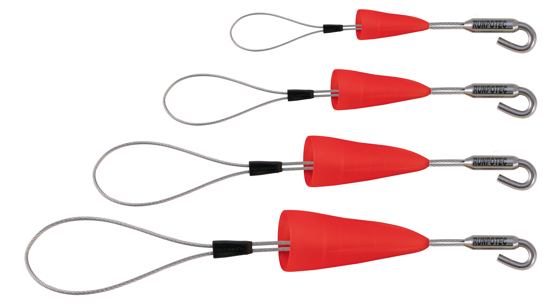 RUNPO Runpofix Kabeltreklussenset RTG6 Ø14-30mm met haak, 4-delig