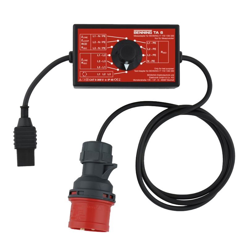 BENNING Meetadapter 16A TA 6 CEE 5-polig IT 115/130