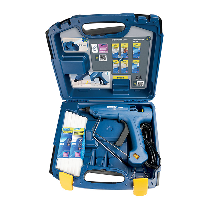 Rapid PRO Lijmpistool EG320, 120W in koffer