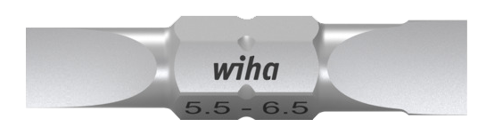 WIHA Dubbelbit Sleufkop 7410 5,5 - 6,5 30mm (10 stuks)