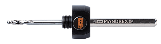 Mandrex MX-PT Gatzaaghouder MX200002MANB zeskant 8 voor gatzagen Ø14-30mm HSS centreerboor