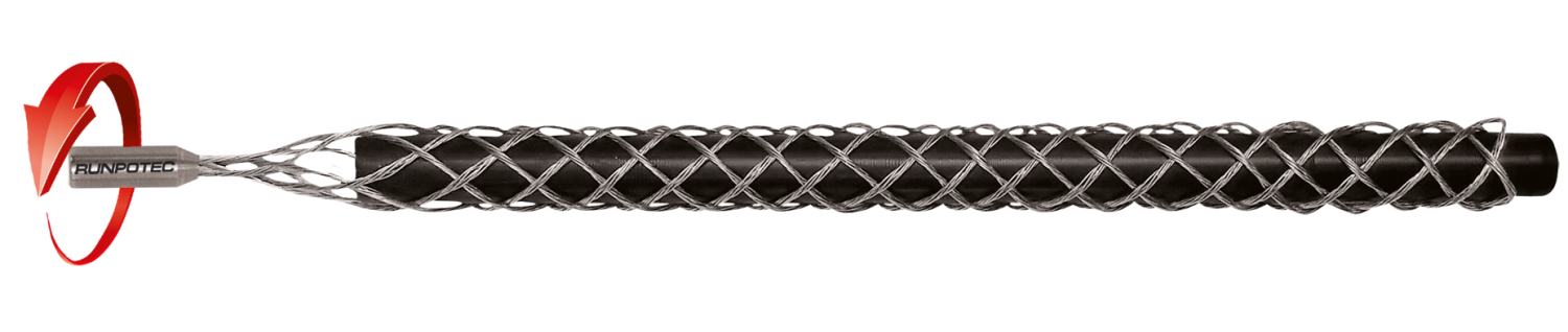 RUNPO RVS Kabeltrekkous met RTG6 schroefdraad 6-9mm