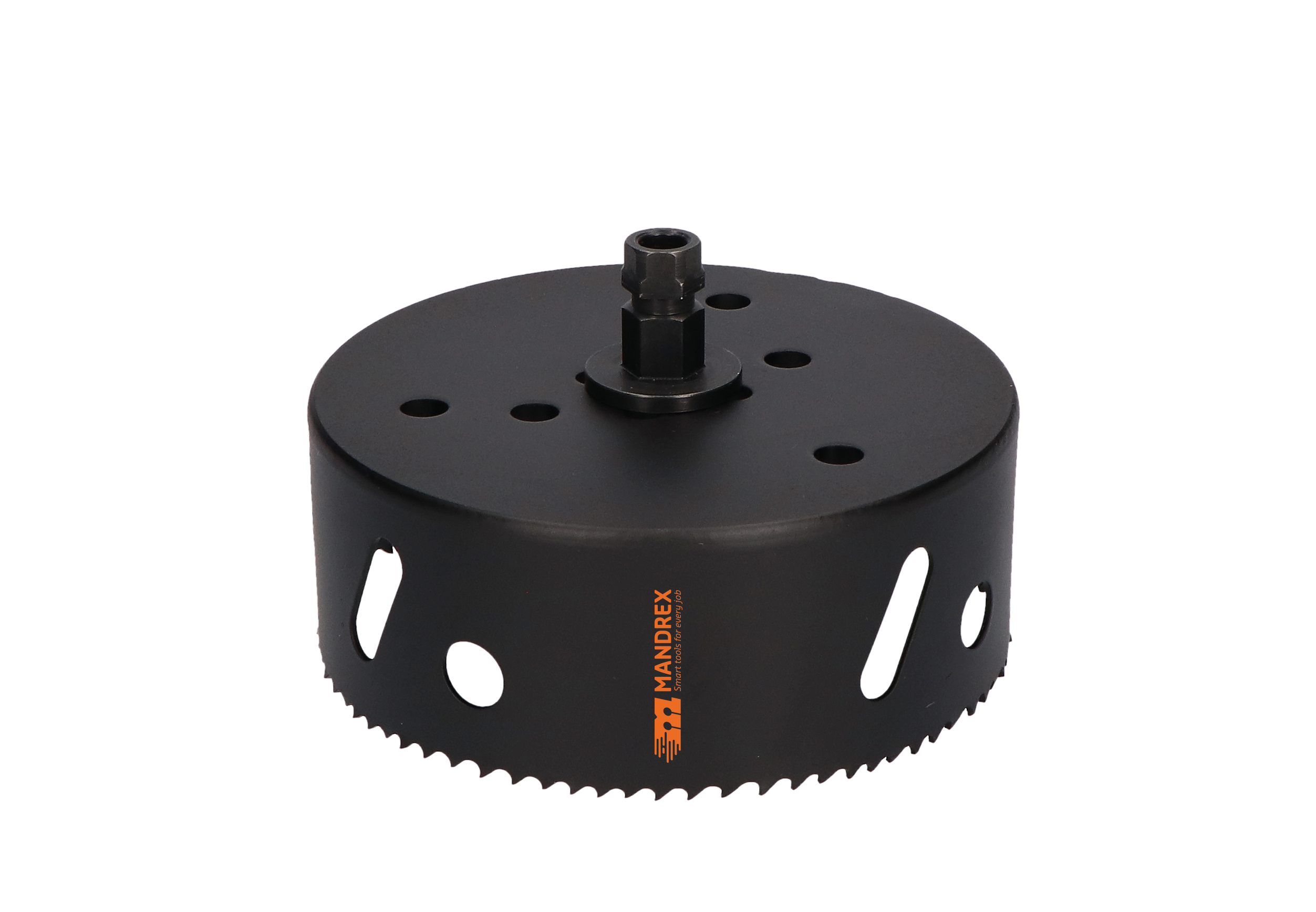 Mandrex Bi-metaal EasyXcut Gatzaag M3 45mm met adapter MHB3Q0121B Ø121mm