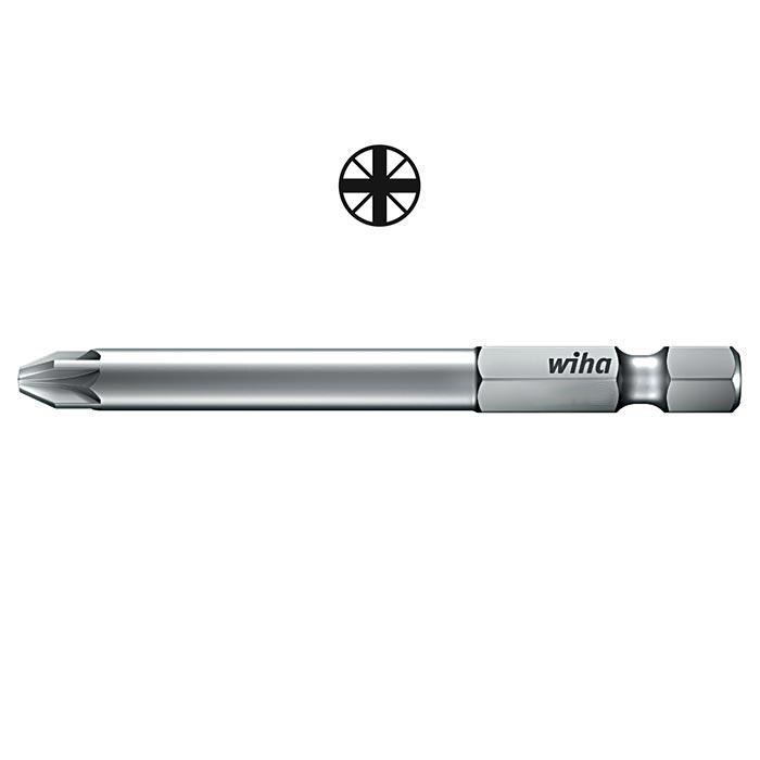 WIHA Professional Bit 1/4" E6,3 Kruiskop 7042Z PZ2x50 (2 stuks)