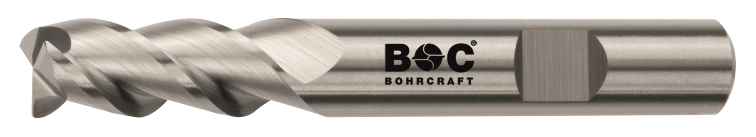 BC PP VHM Spiebaanfrees Z3, lang, Type W 3,0 mm Weldon DIN 6535 HB