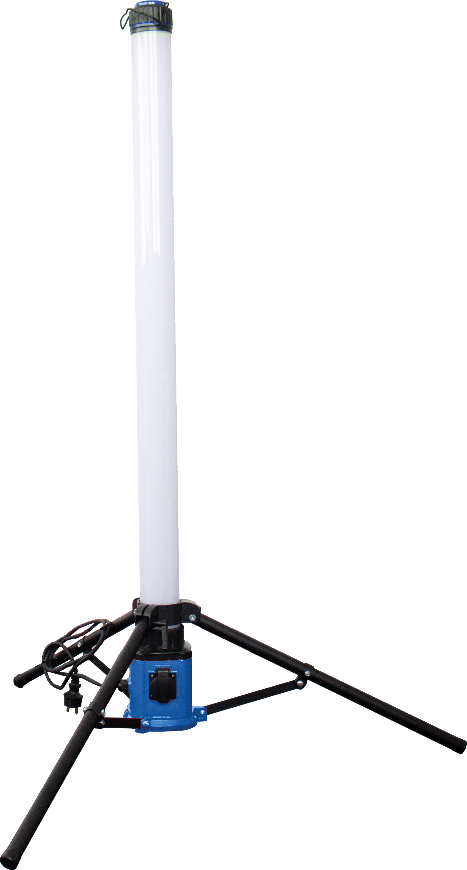 Schwabe 360° LED Lichtzuil CENTRA IP44 100W met Kabel H07RN-F 3G1,5 3m