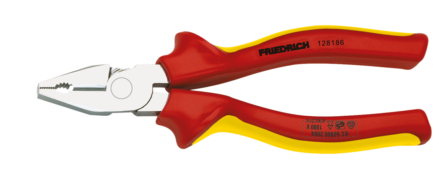 Friedrich Krachtcombinatietang 1000V 2K geïsoleerd 210mm