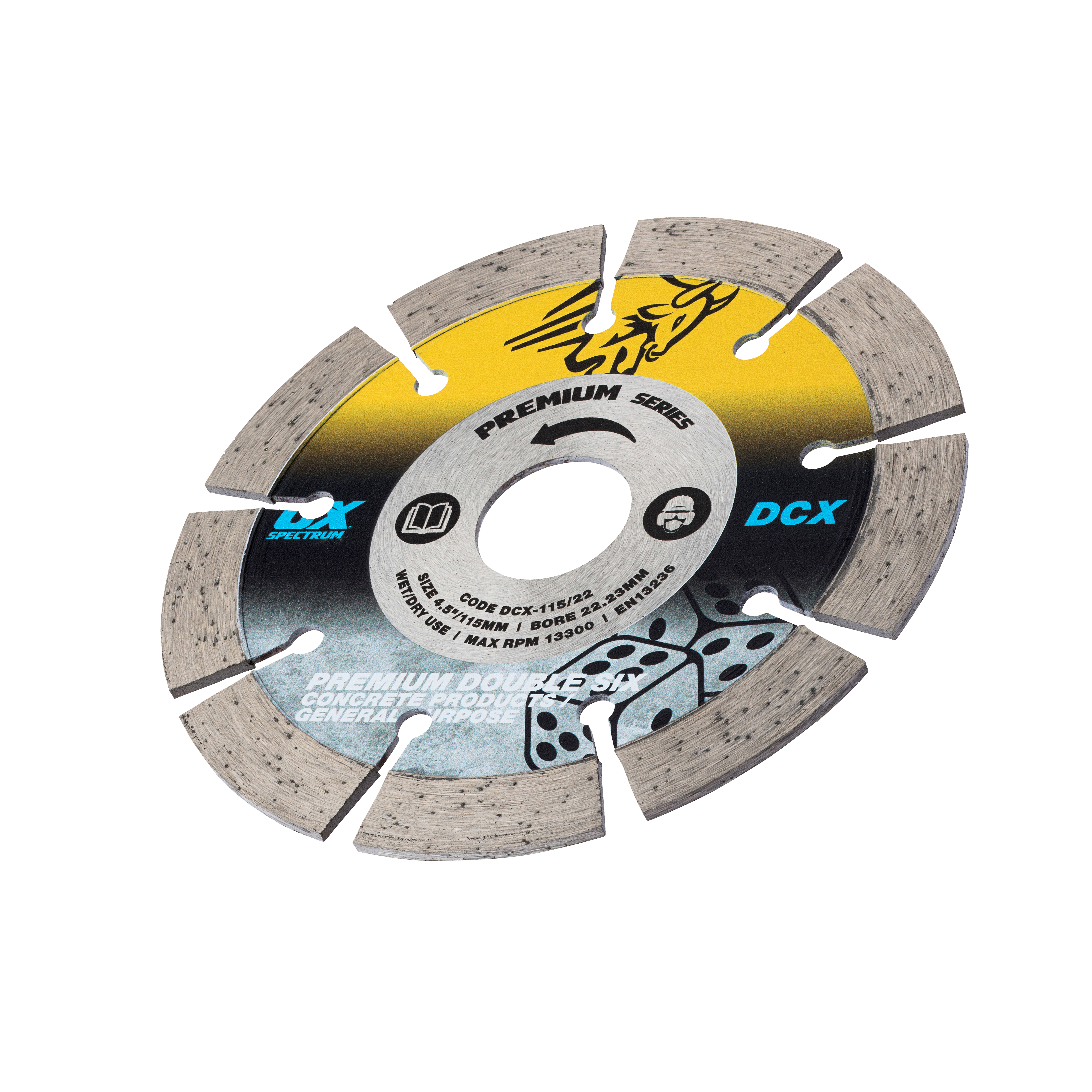 OX Premium Premium Plus Double Six Diamantzaagblad DCX 115mm