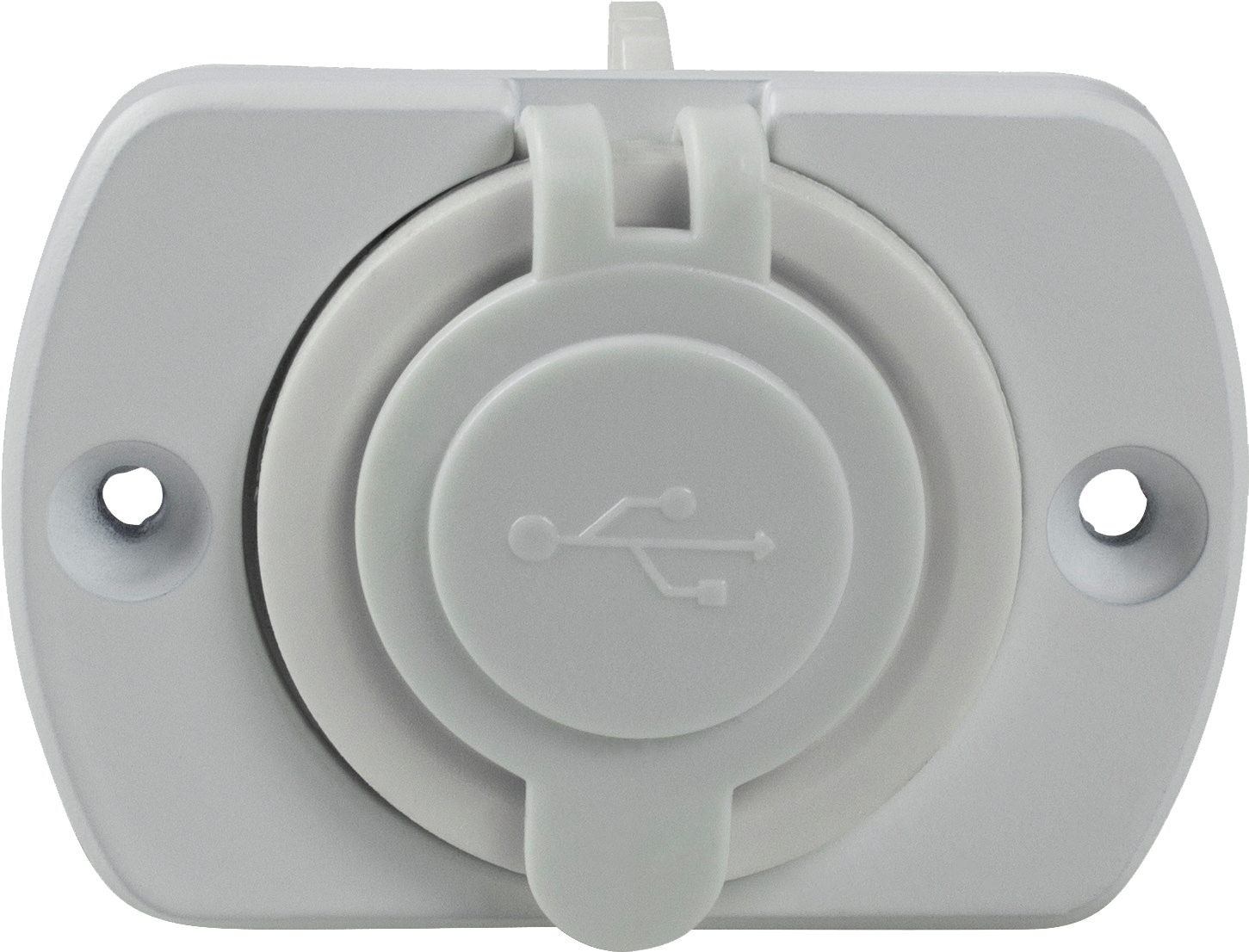 Schwabe Camping Inbouwcontactdoos 12V met 2xUSB poort IP20 Wit