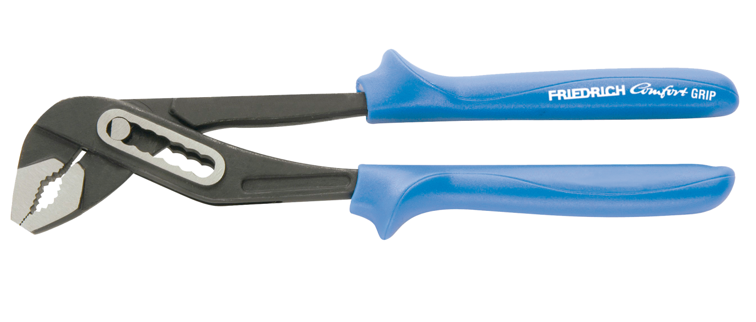 Friedrich Waterpomptang doorgestoken blauw geïsoleerd 250mm