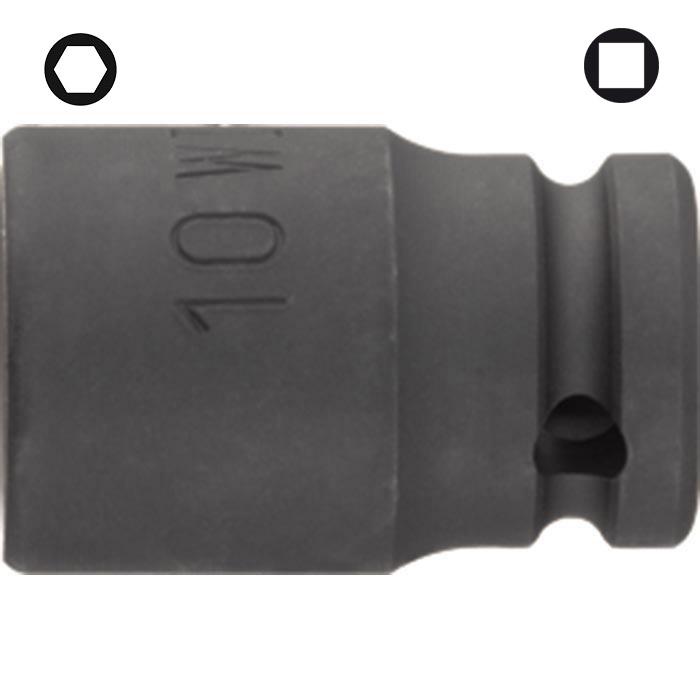 WIHA 1/4" Zeskantdop Kracht magnetisch 7204M 13x30