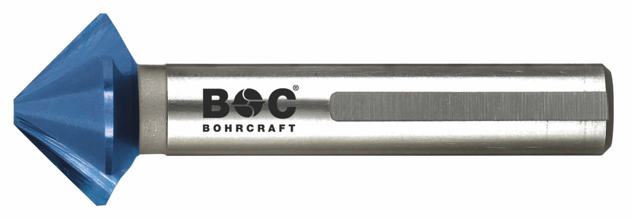 BC PP Verzinkboor HSS-E Co 5% DIN 335 vorm C 90° Blue+ Ongelijke Steek 10,4mm