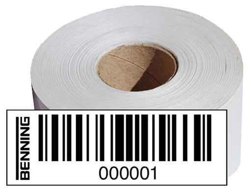 BENNING Barcode labels (Nr. 5001 - 6000)