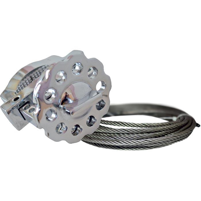 Spectrum Lockout Heavy Duty RVS Kabelvergrendlingskabel 5m