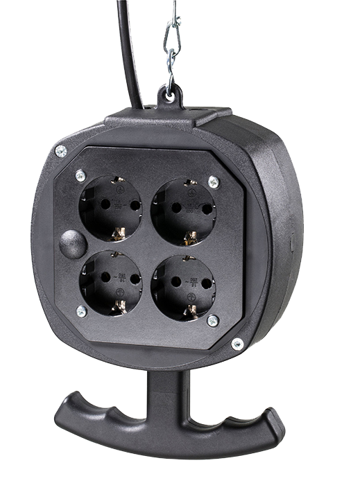 Schwabe Hangverdeler 8x 230V/16A IP20 "WATZMANN" H05VV-F 3G1,5 3m