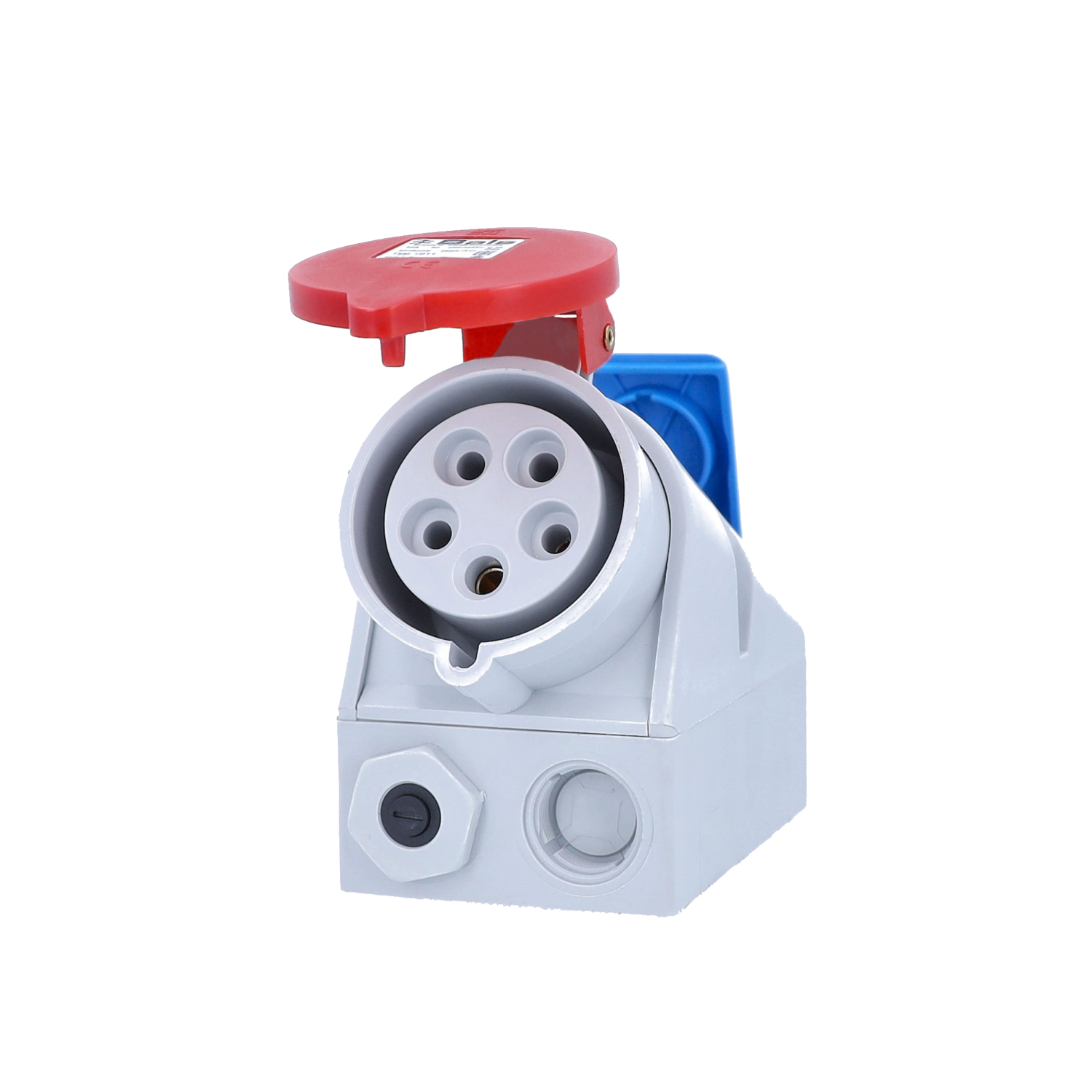 Schwabe CEE Combi-wandcontactdoos opbouw 400V/16A  IP44 5-polig