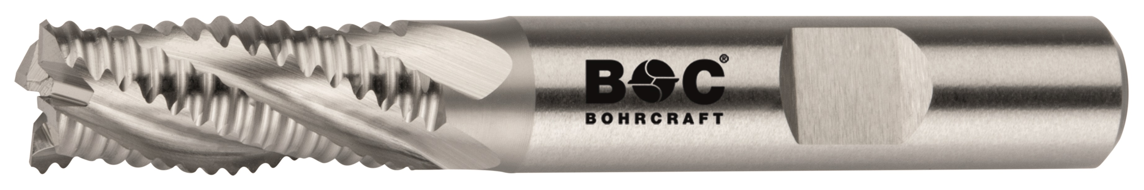BC PP Ruwfrees DIN 844 HSS-E Co 8%, kort, Type NR 10,0 mm Weldon DIN 1835 B