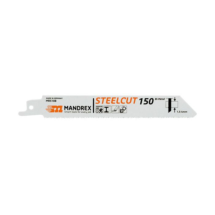 Mandrex Steelcut Reciprozaagblad MRS10B 150mm fijn (2 st.)
