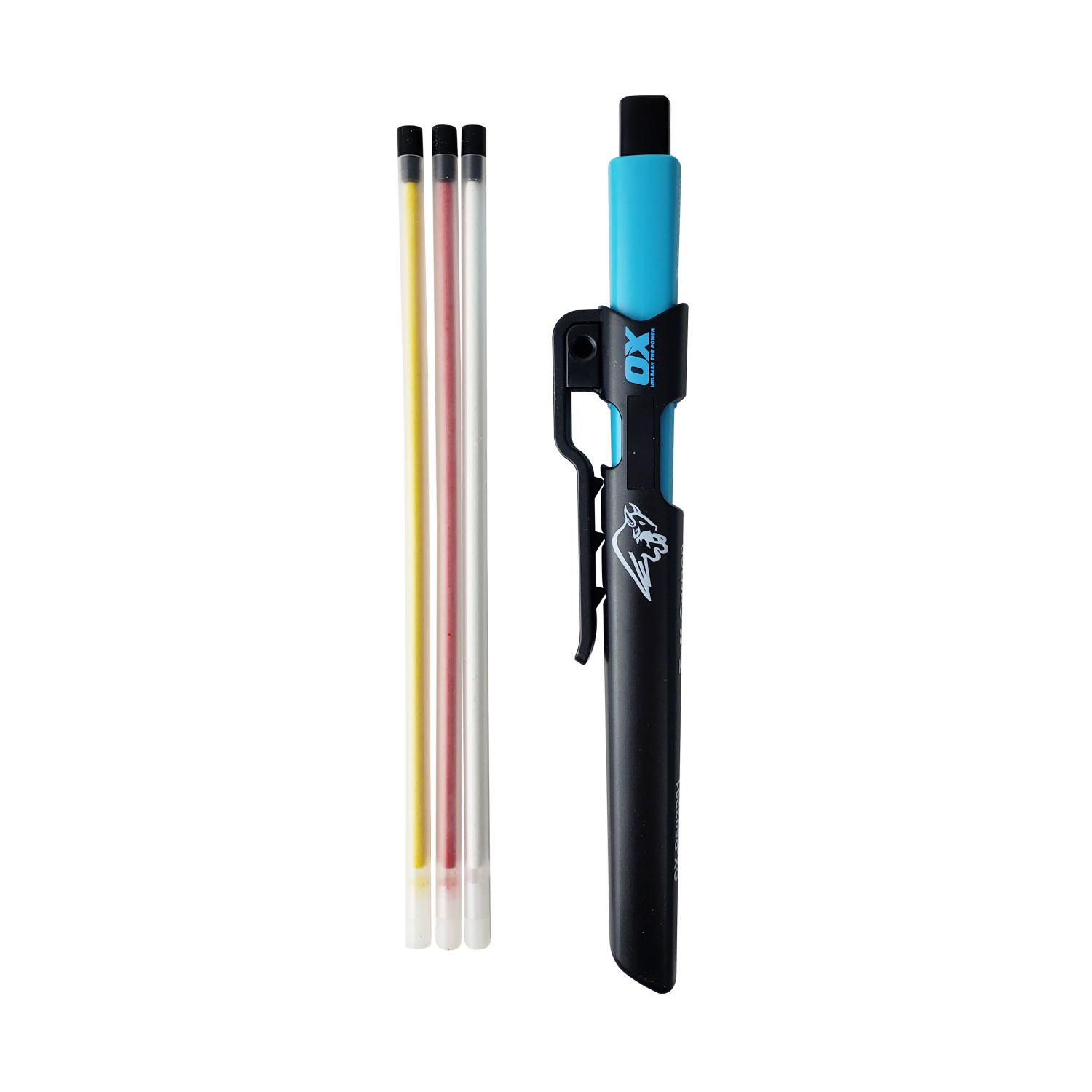 OX Pro Tuff Markeerpotlood Grafiet in Houder met navullingen