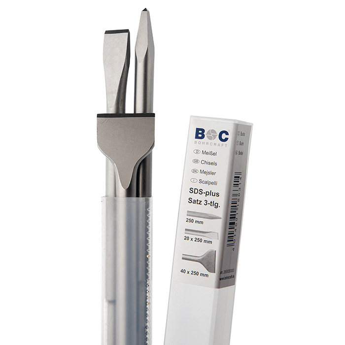 BC Beitelset SDS max M3-max, 3-delig