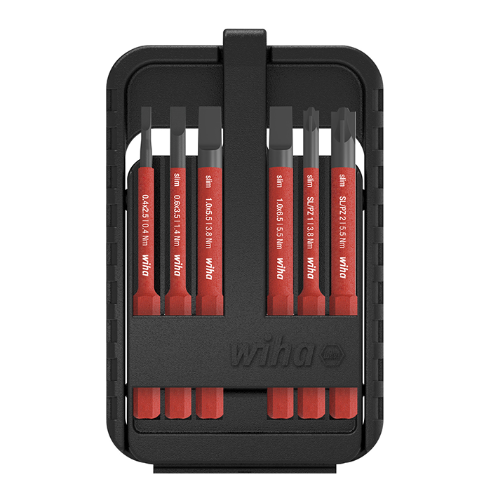 WIHA SlimBitset Electric Box 2831  SL/PZ, 7-delig in blister