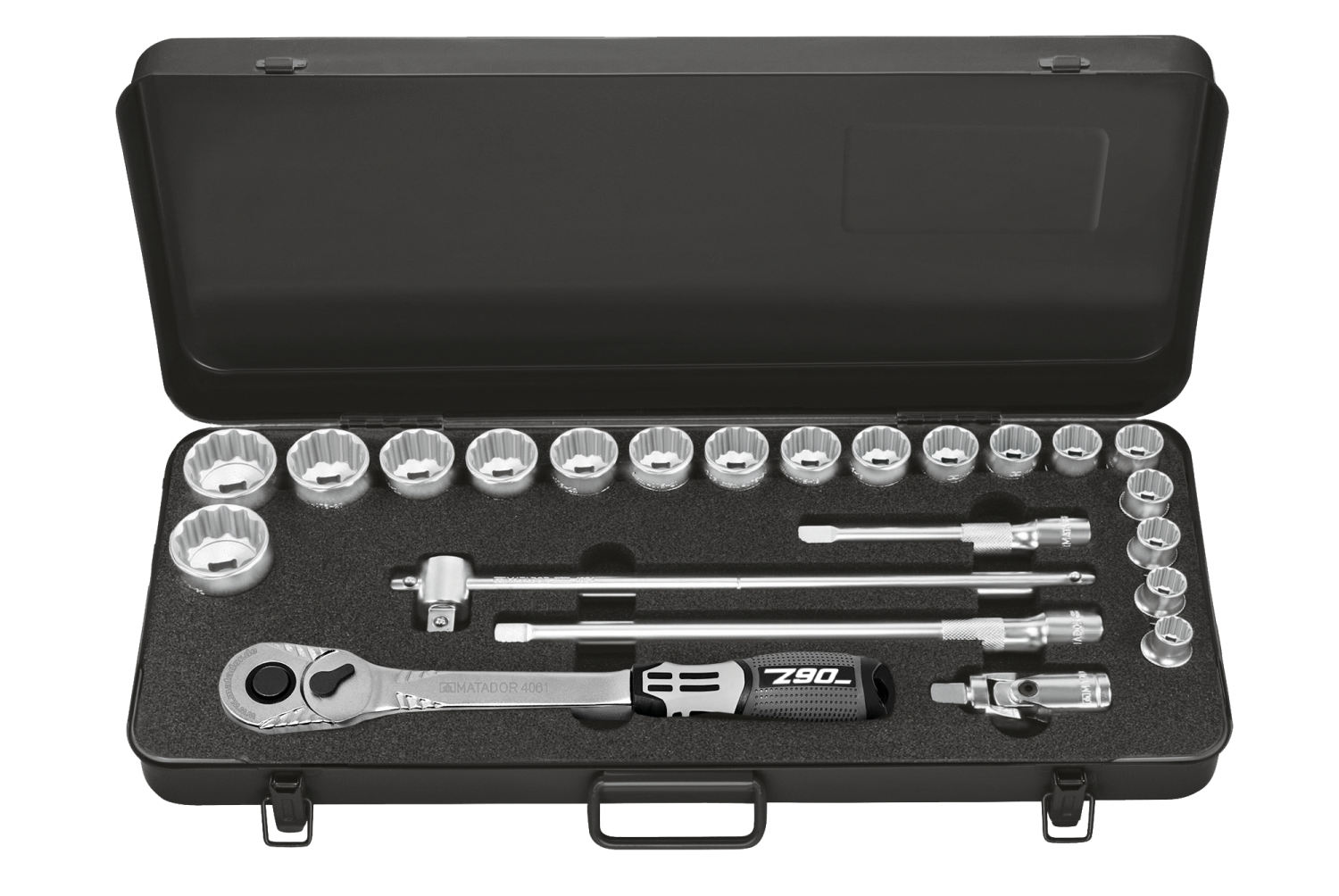Matador 1/2" Dopsleutelset Twaalfkant 10-32mm, 23-delig