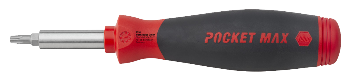WIHA Schroevendraaier met Bitmagazijn PocketMax Magnetisch 380305 SL/PH/PZ/Torx